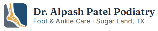Dr. Alpash Patel Podiatry logo