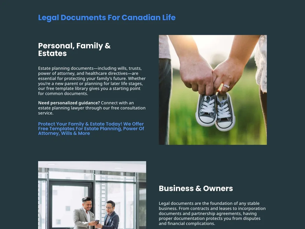 Canada Business Lawyers: Connect resources to real situations.