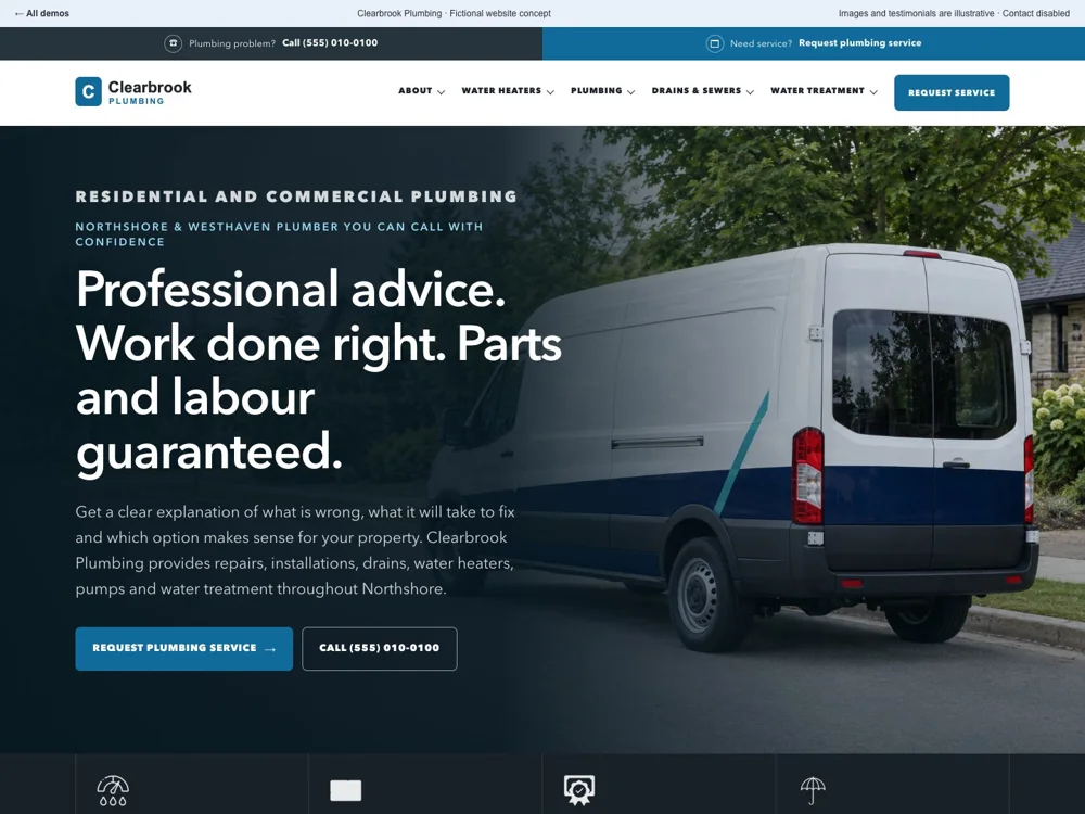 Clearbrook Plumbing: Lead with clarity and confidence.