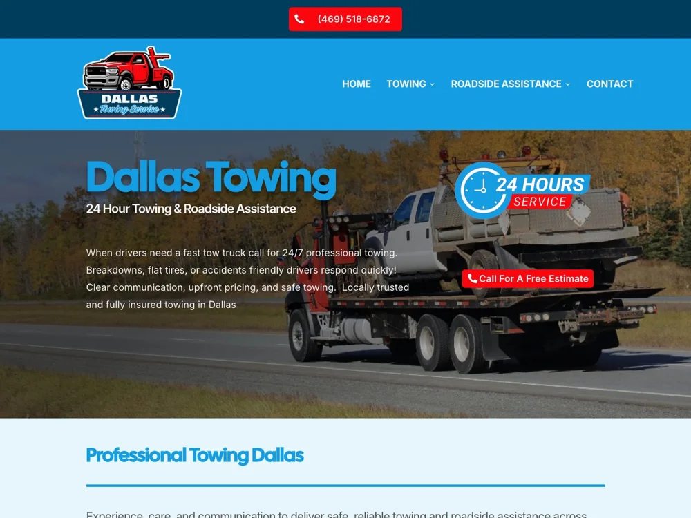 Dallas Towing: Put the call within reach.