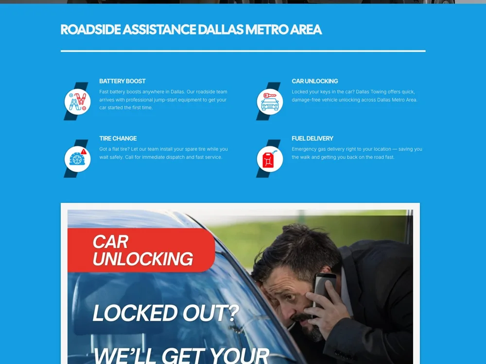 Dallas Towing: A tow is not always the answer.