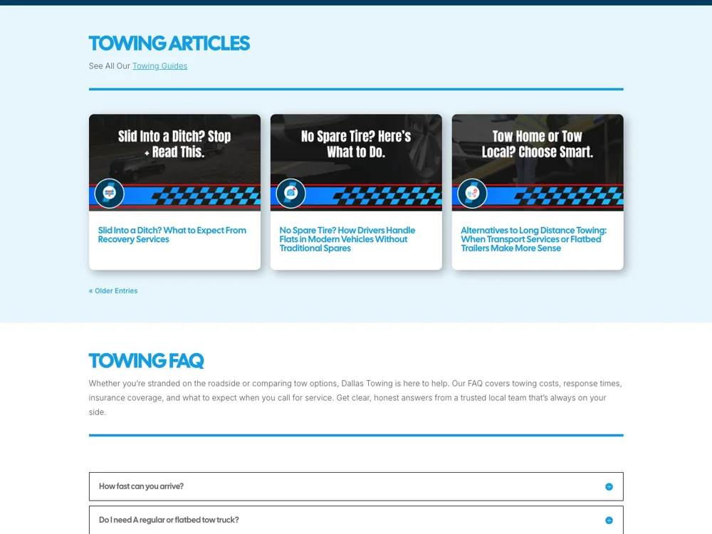 Dallas Towing: Be useful before the call.