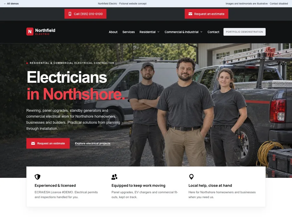 Northfield Electric: Make the offer immediate.