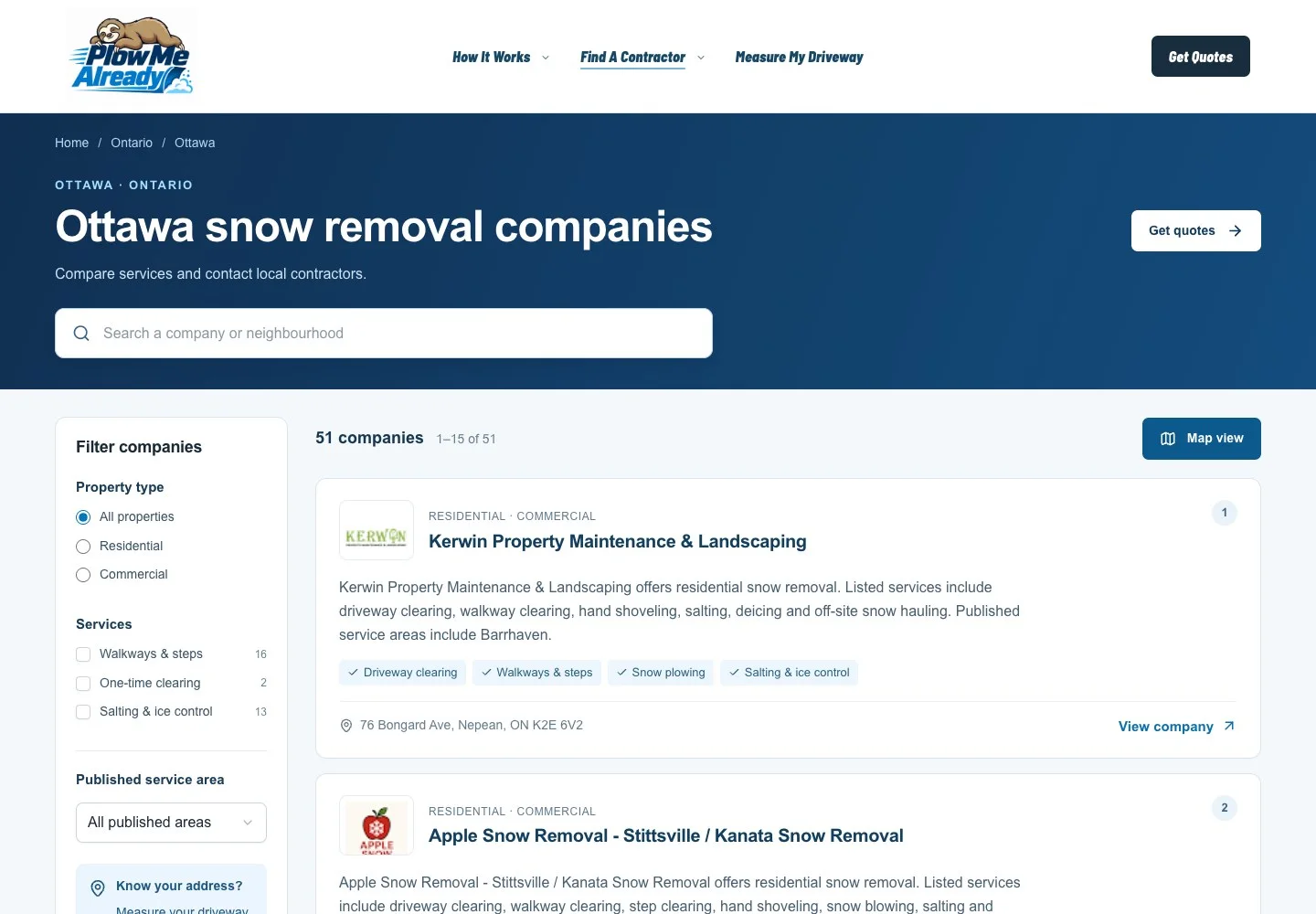 Plow Me Already: Browse the directory