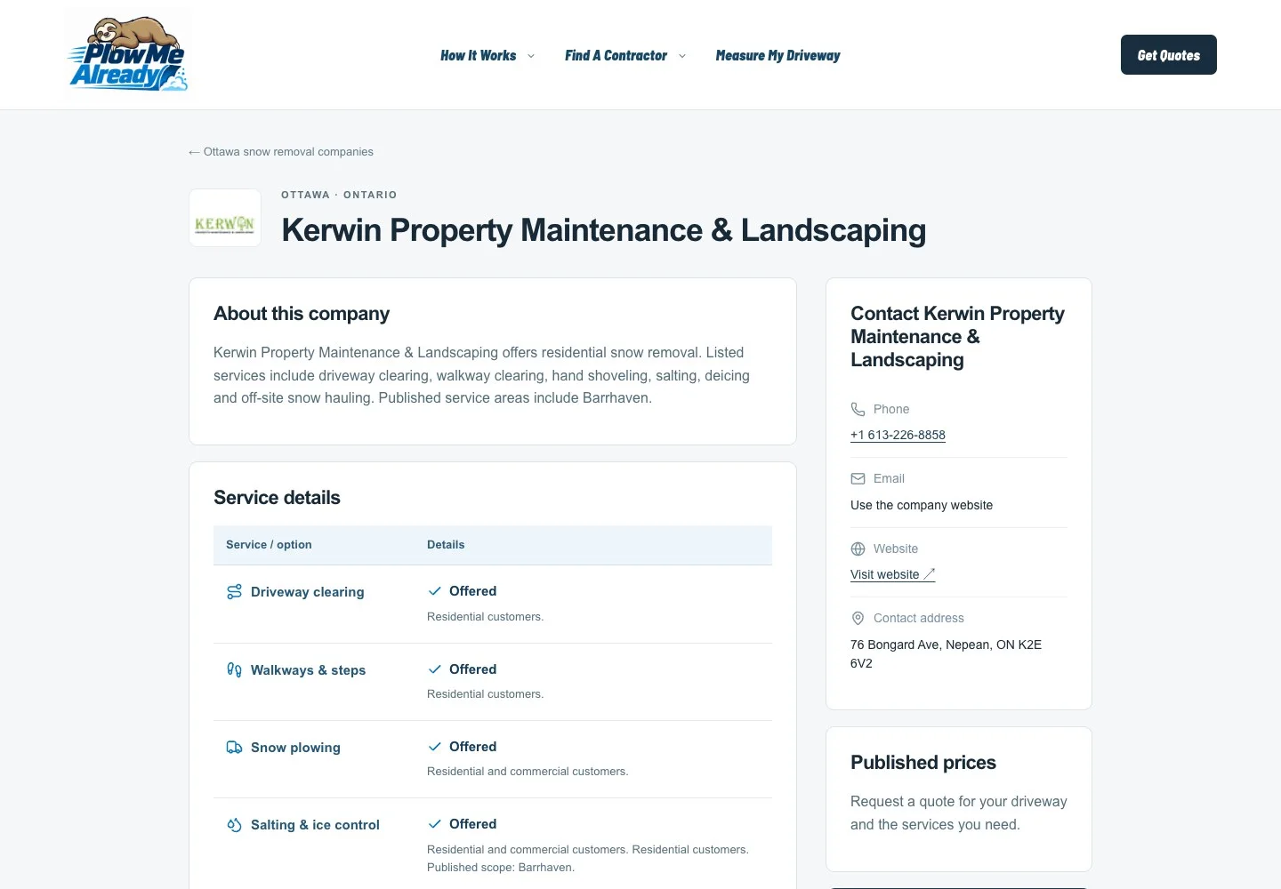 Plow Me Already: Inside a listing