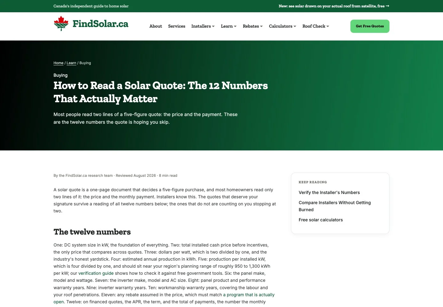 FindSolar: A guide with a practical job