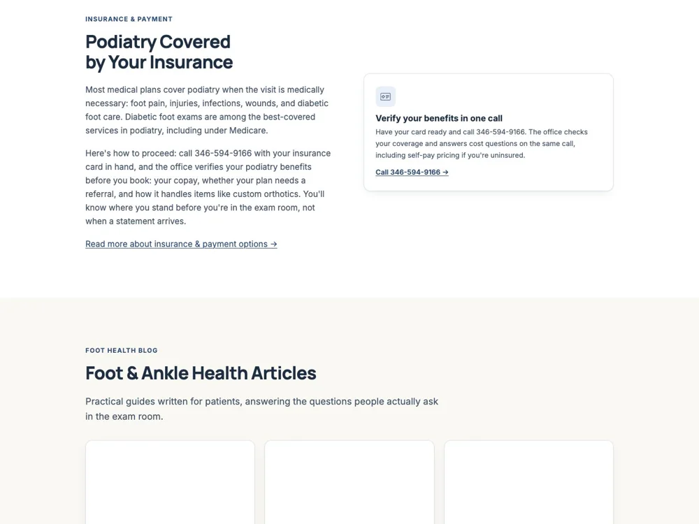 Dr. Alpash Patel Podiatry: Address the practical questions.