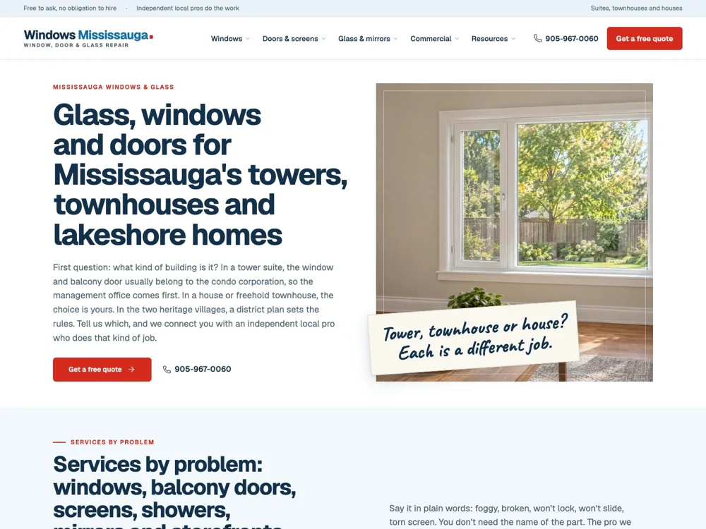 Windows Mississauga: Make it feel local.