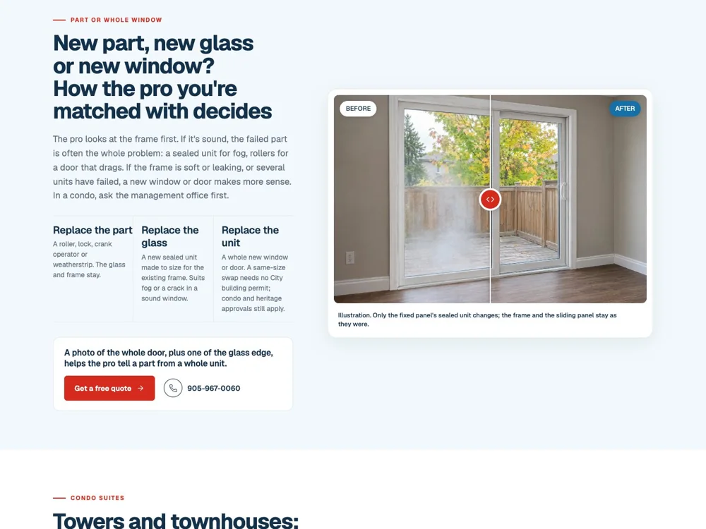 Windows Mississauga: Show the difference.