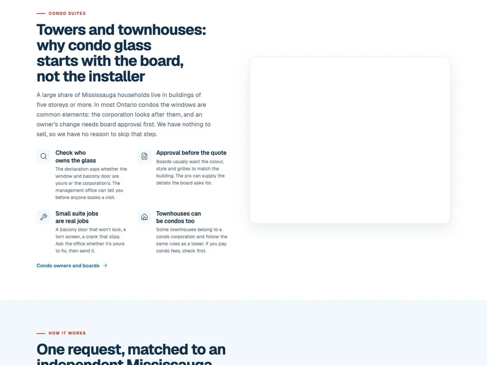 Windows Mississauga: Answer the condo question.