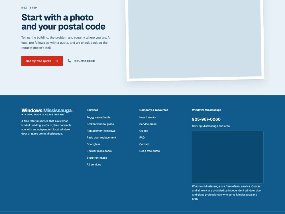 Windows Mississauga: Make the first request simple.